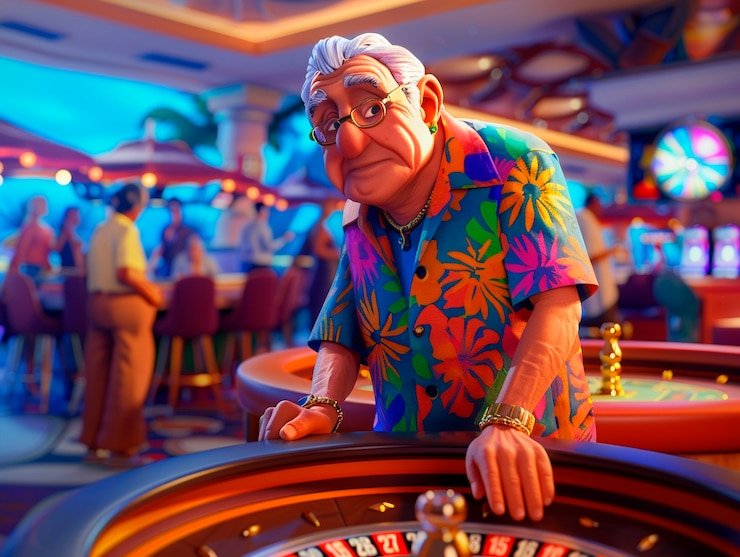 VIP Roulette live dealer table interface on mayong77 login showing wheel and betting board